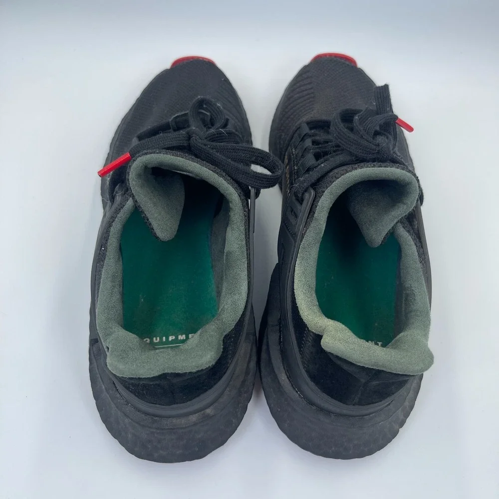 Adidas EQT Support ADV / 91-17 Sneakers Men Size 10 Black Athletic Running Shoes